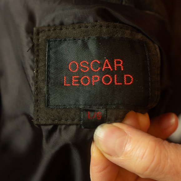 Vintage Oscar Leopold suede overcoat - Picture 9 of 16